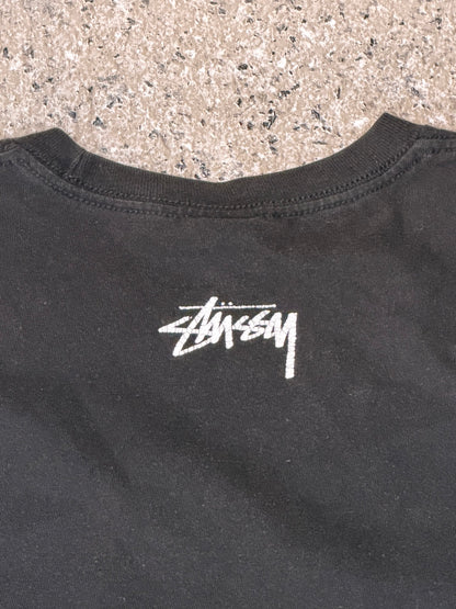 STUSSY Funky Kids T-Shirt Black Size XL