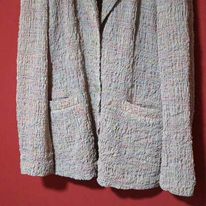 Issey Miyake 91SS Wrinkle Pleated All-Over Print Size M