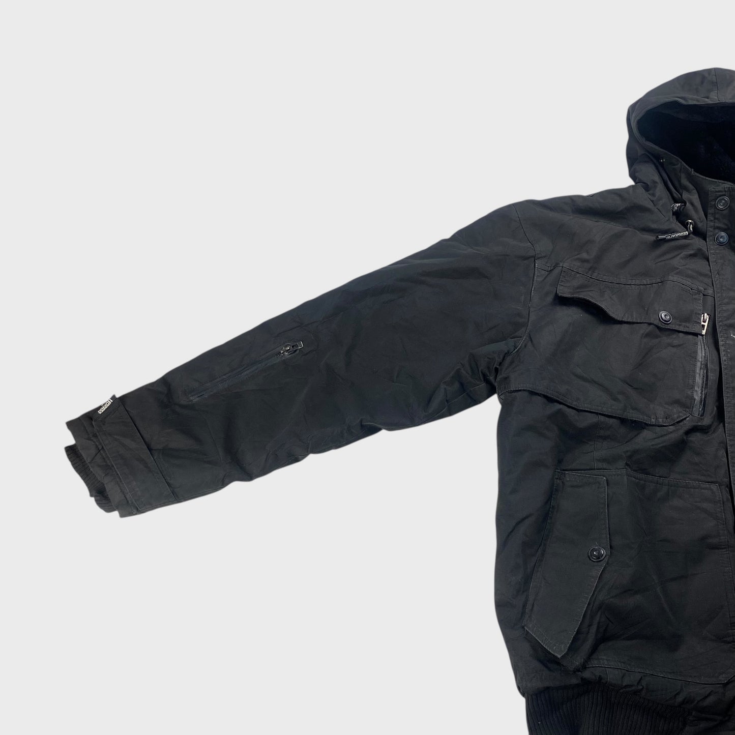 Geographical Norway Hoodie Black Size XL