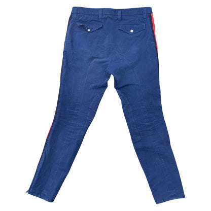 Gucci Royal Blue Side Stripe Pants 2019 Michele Era Size 34