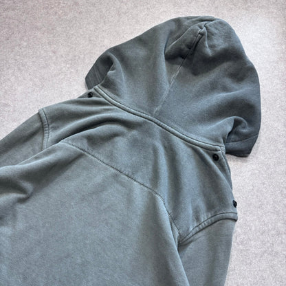 Diesel 00s Gray Fade Design Hoodie Size M