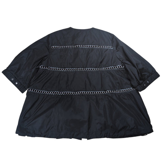 noir kei ninomiya Moncler Silver Nylon Jacket Size 1