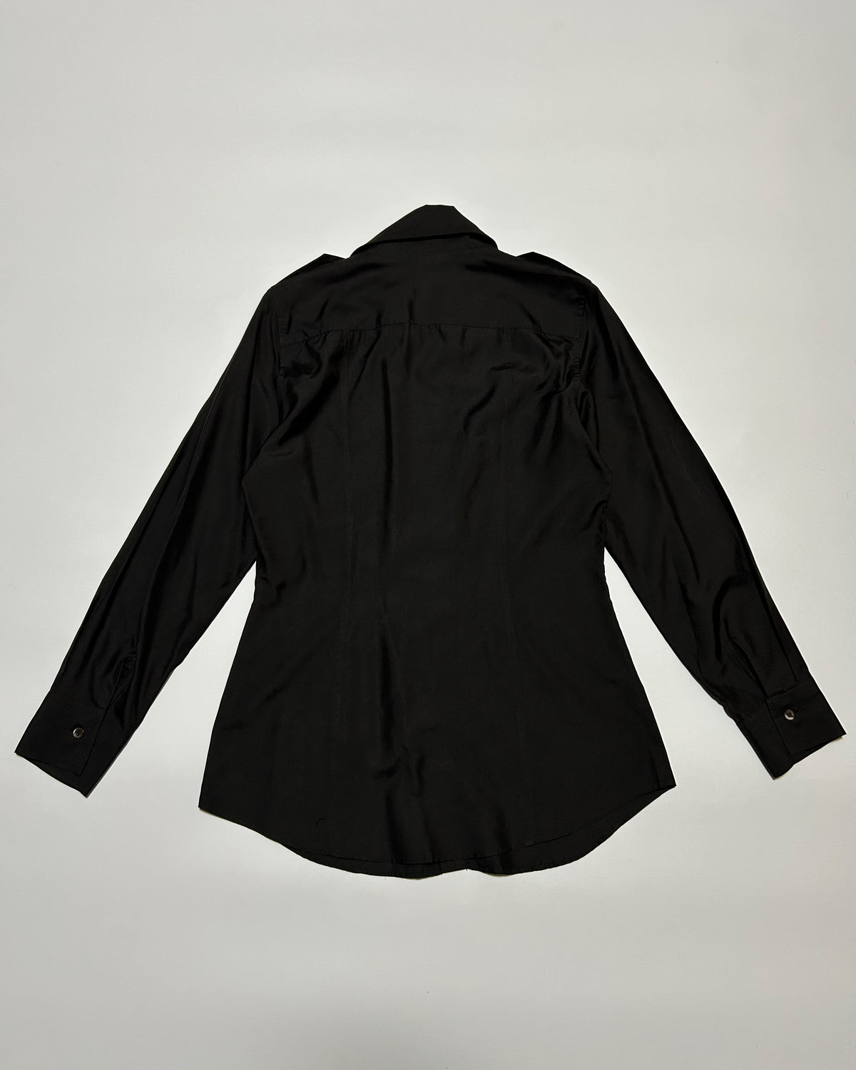 GUCCI Tom Ford AW96 Silk Shirt Black Size M