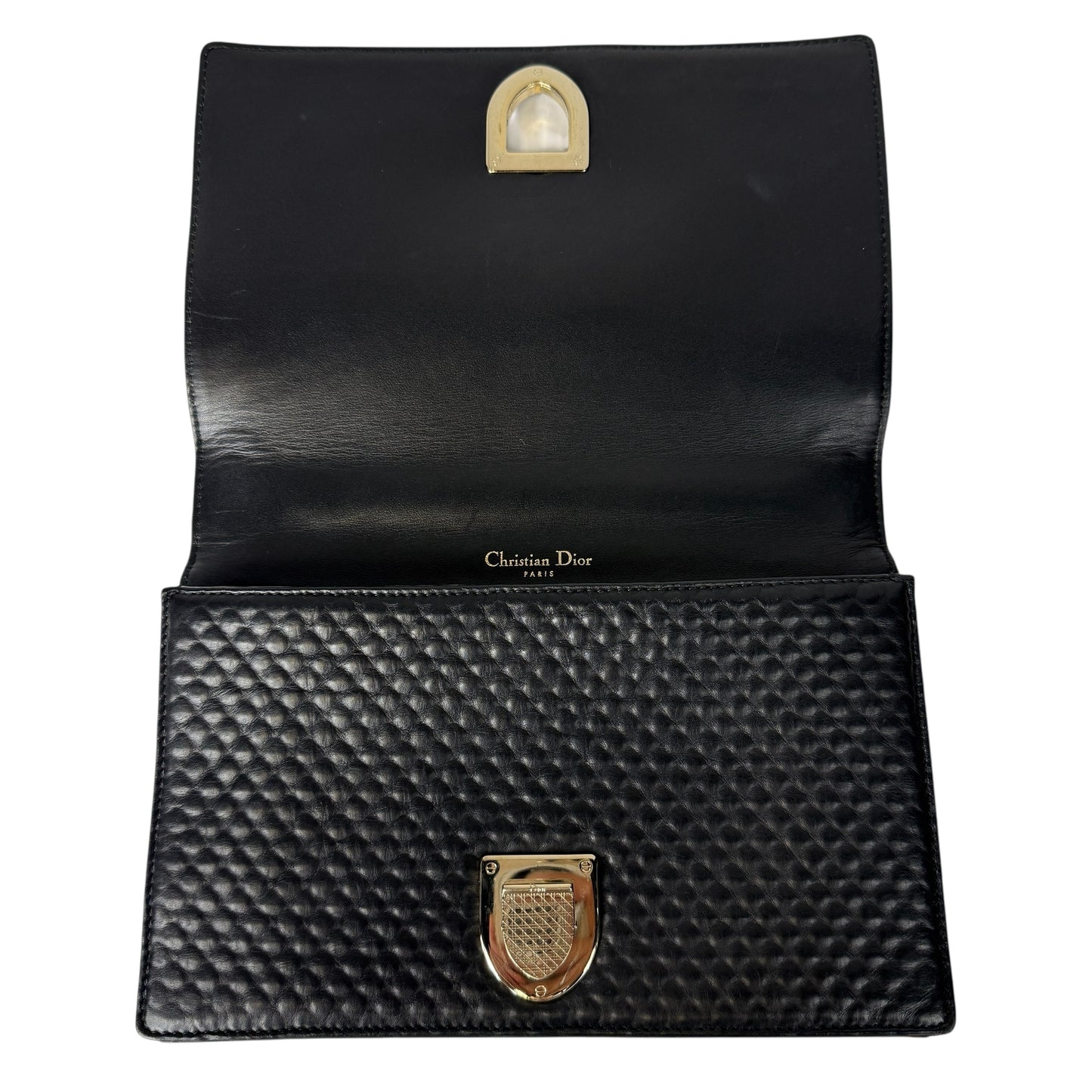 Christian Dior Chain Shoulder Bag Black