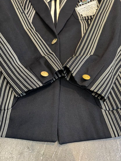 Vivienne Westwood Black Wool Long Sleeve Shirt Size 10