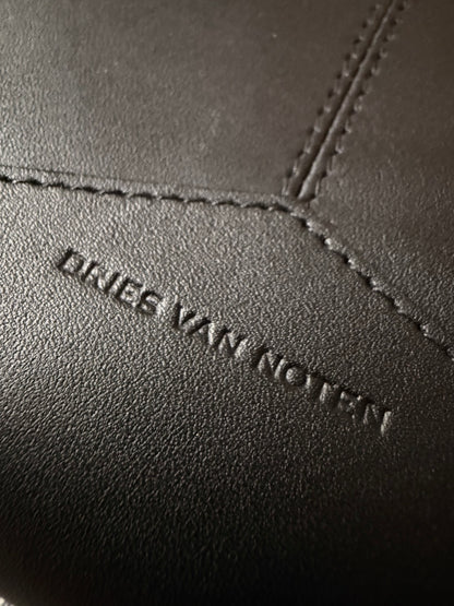 Dries Van Noten AW18 Leather Y-Stitch ONE SIZE Wallet Size ONE SIZE