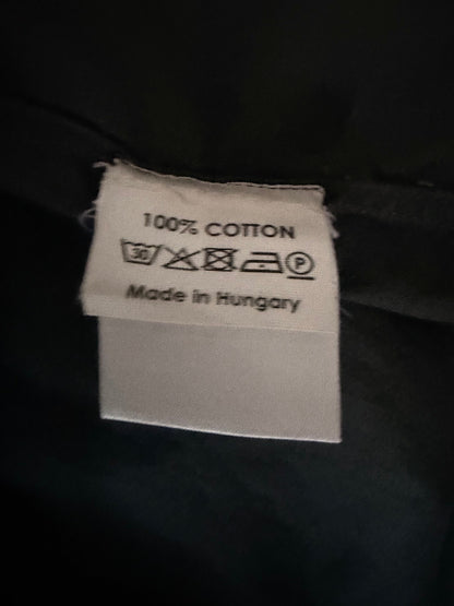 DRIES VAN NOTEN 10s Cotton Darted Dress Shirt Black Size M