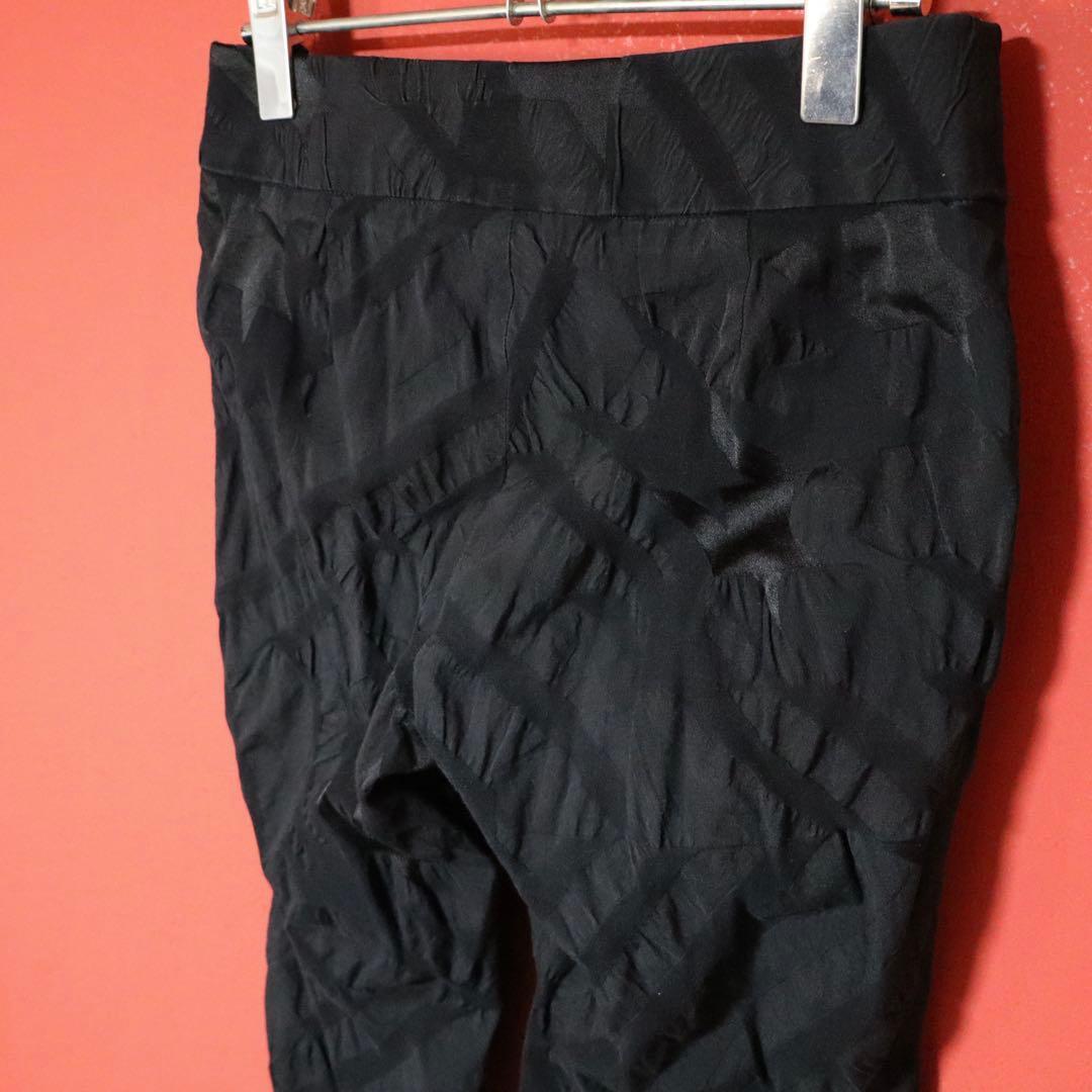 ISSEY MIYAKE 00s Houndstooth Wrinkle Wide Pants Size 1