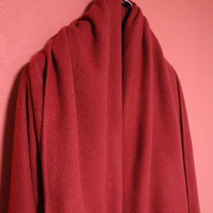 Salvatore Ferragamo Red Cashmere Poncho Cardigan Size FREE