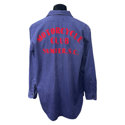 MOTORCYCLE CLUB SUMTER 50s 60s MOTORCYCLE CLUB Shirt Size 16