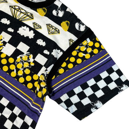 UNDERCOVER 01AW D.A.V.F All-Over Print T-Shirt