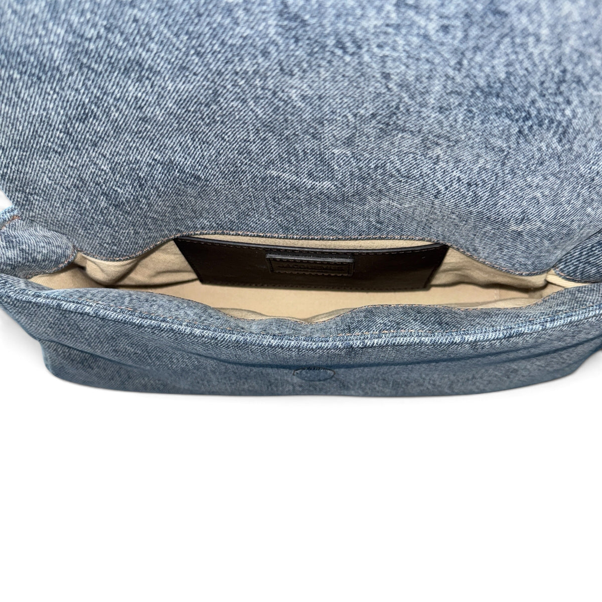 JACQUEMUS Le Bambimou Denim Padded Bag