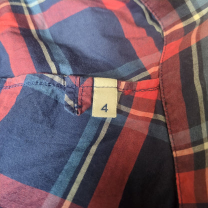 FRAGMENT DESIGN×MONCLER World Tour Check Shirt Size 4