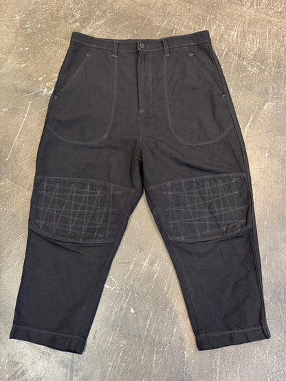 Junya Watanabe Black Nylon-Hemp Pants (2020) Size XS