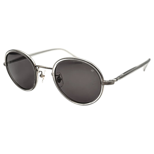 Ayame FOCUS Round Sunglasses Light Gray Size 46□23-145