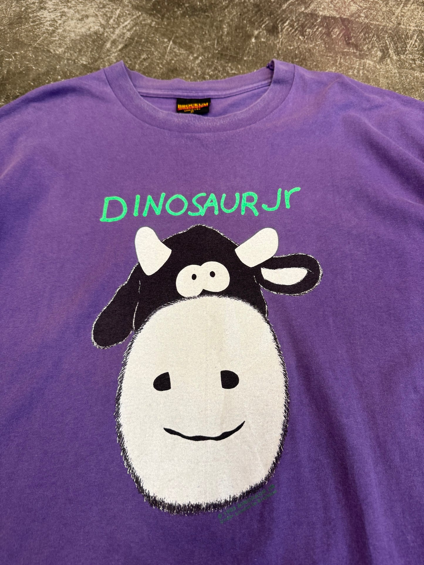 Vintage DINOSAUR Jr Purple Cotton T-Shirt Size XL