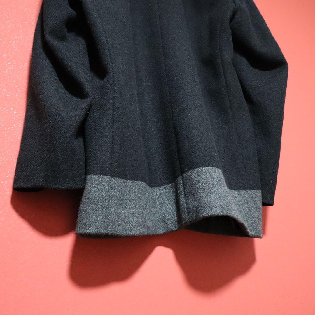 ISSEY MIYAKE MEN 11AW Bicolor Mao Collar Jacket Size 5