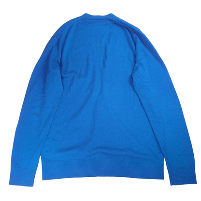 Comme des Garcons Cashmere Wool Cardigan Blue Size L
