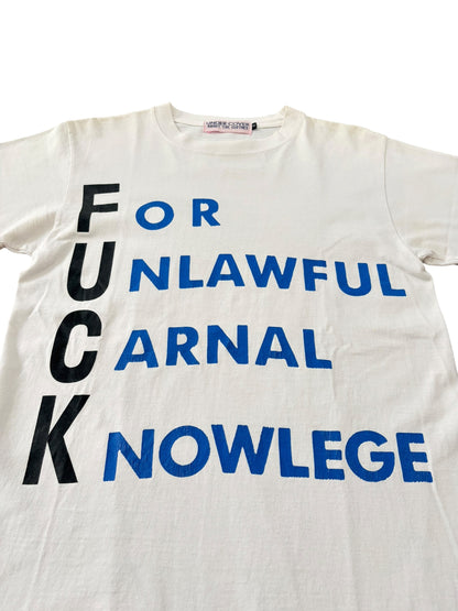 UNDERCOVER 90s Vintage F.U.C.K Punk T-Shirt Size ONE SIZE