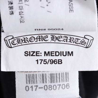CHROME HEARTS Scroll Label USA V-Neck T-Shirt Black Size M