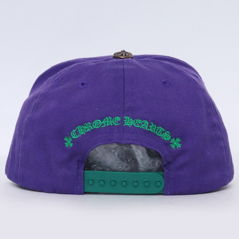 CHROME HEARTS 5-Panel Baseball Cap Purple Size F