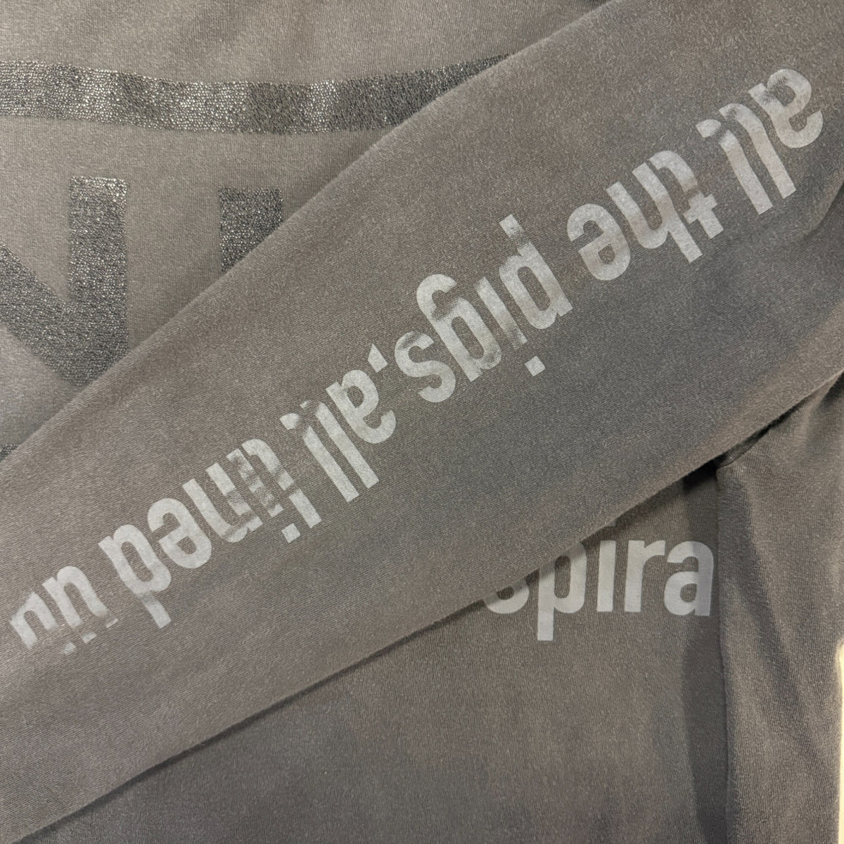 NINE INCH NAILS 90s Long Sleeve T-Shirt Size XL