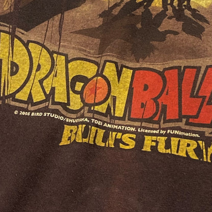 Dragon Ball Z 00s Majin Buu Anime Tee Brown Size M