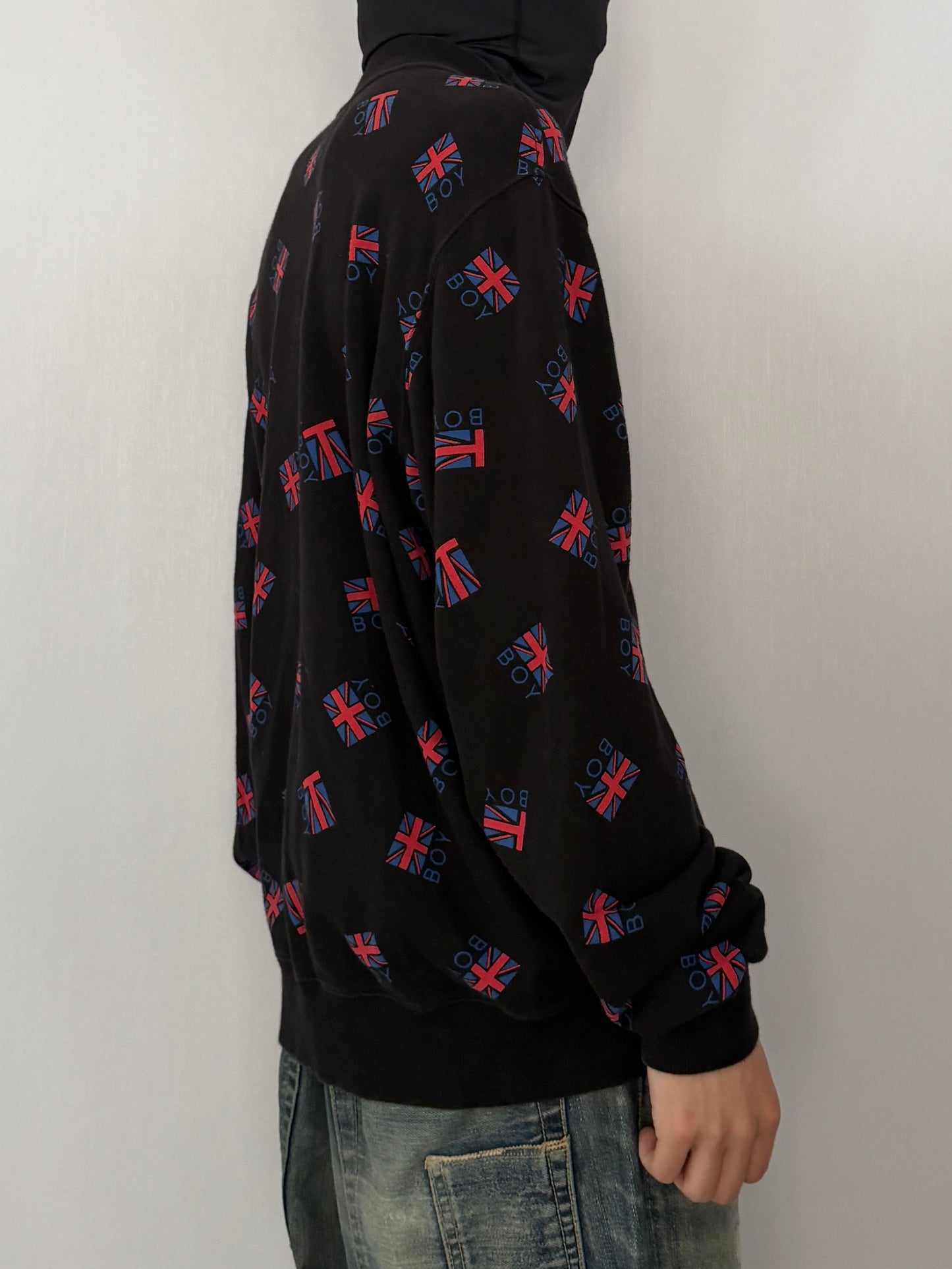 Boy London Union Jack Zip Jacket Cotton Size M