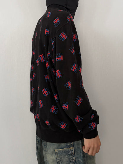 Boy London Union Jack Zip Jacket Cotton Size M