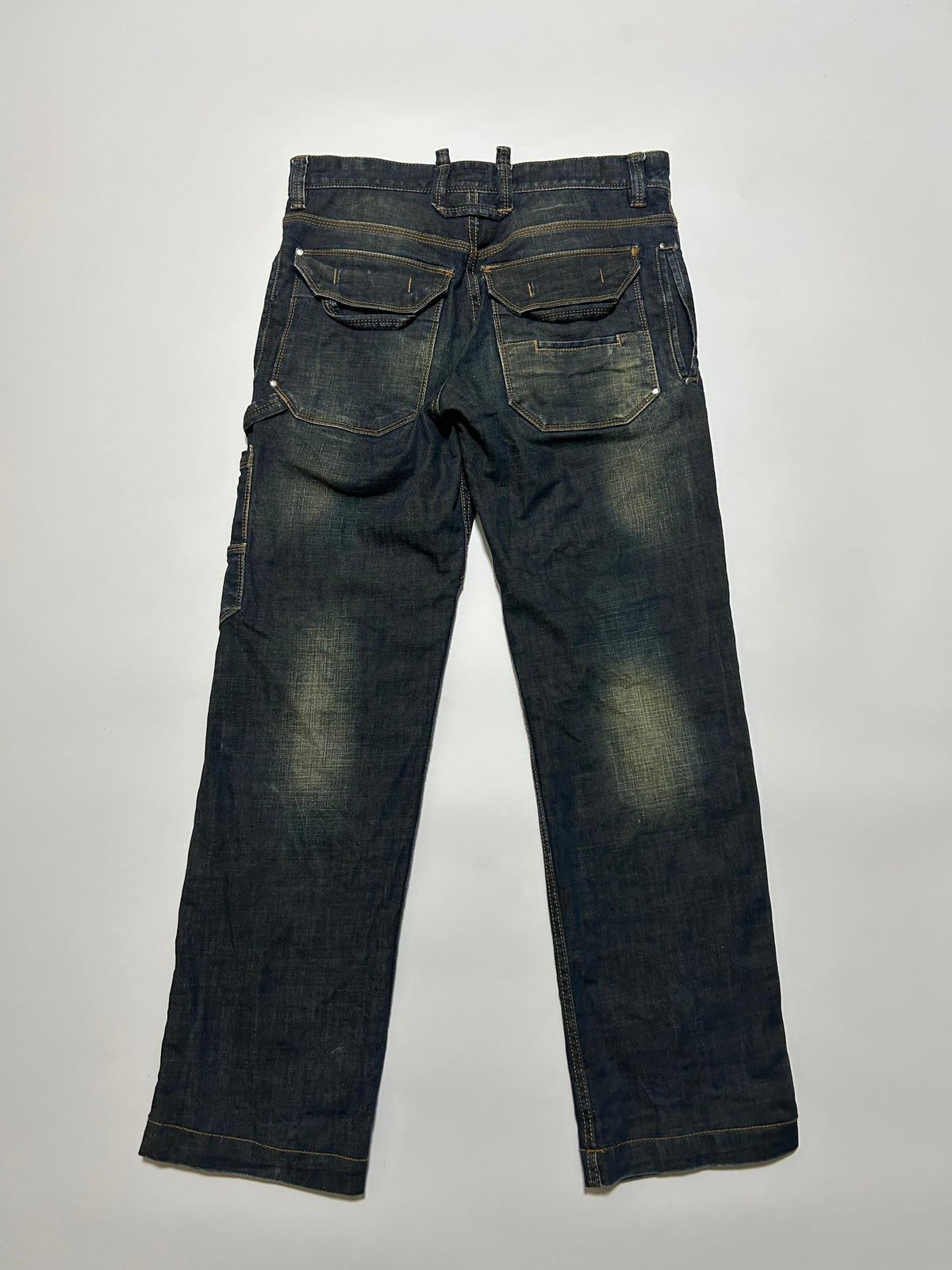 Dolce & Gabbana D&G 2000s Indigo Painter Jeans Size 44