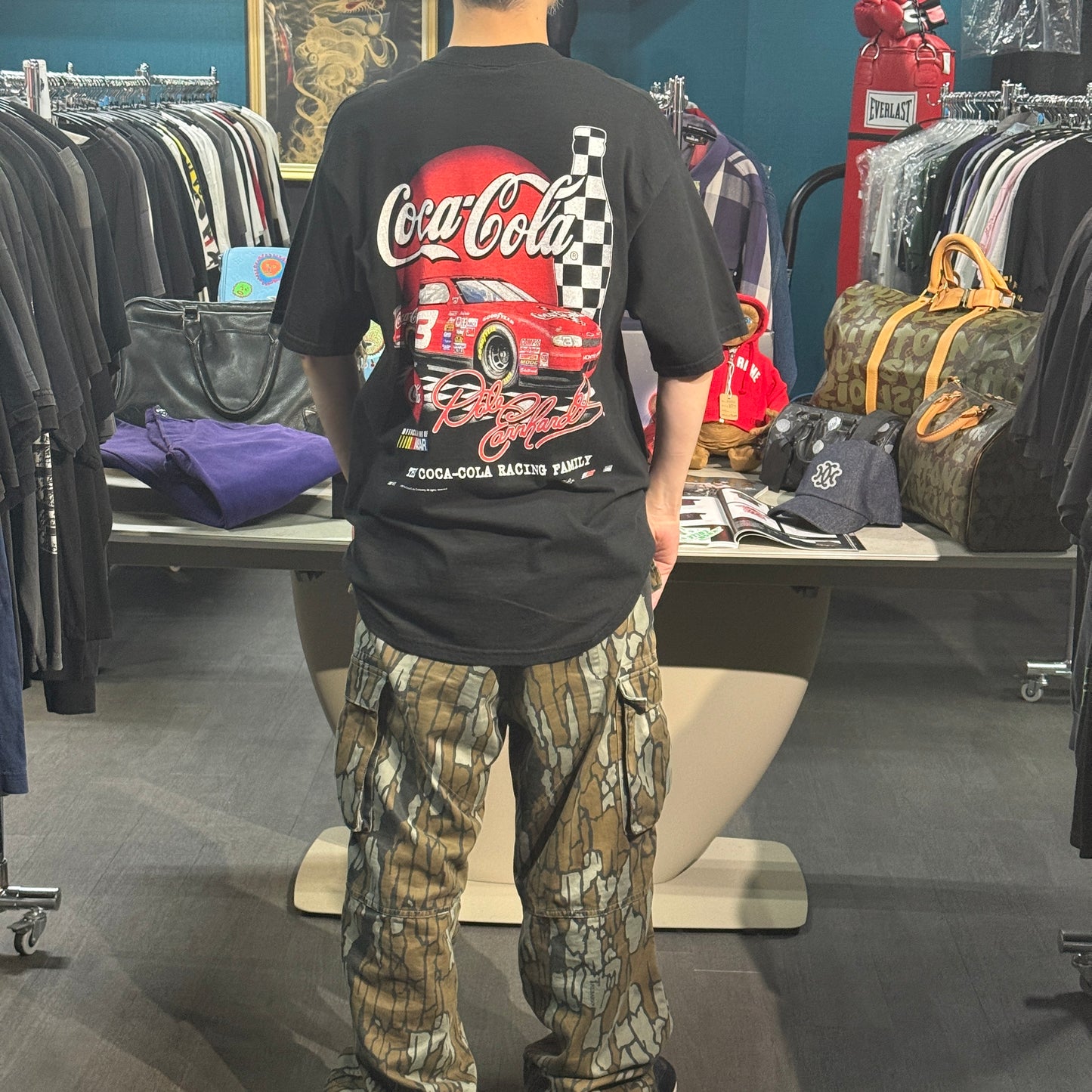 Coca Cola x NASCAR 90s Ralph Dale Earnhardt Sr T-Shirt Size XL