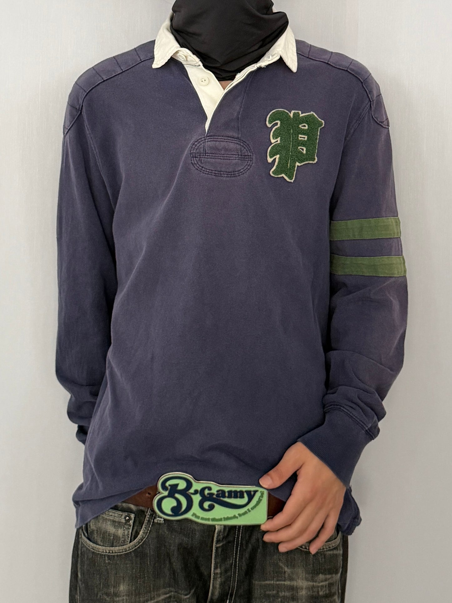 Polo Ralph Lauren Number Long Polo Shirt Size M
