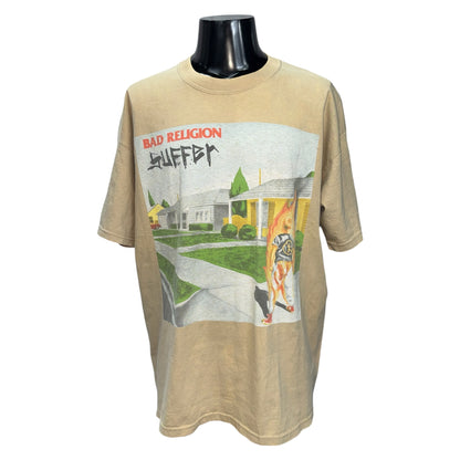BAD RELIGION Y2K Suffer Album Art Vintage Tee Size XL