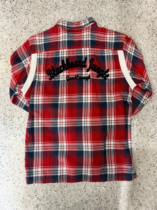 GOODENOUGH Blackboard Jungle Flannel Shirt Red Size 2