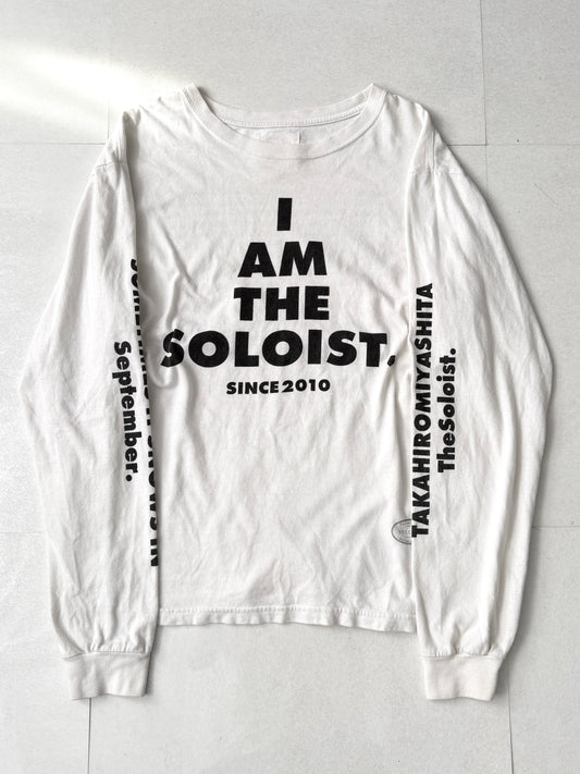 TAKAHIRO MIYASHITA The Soloist Message Design Shirt Cotton