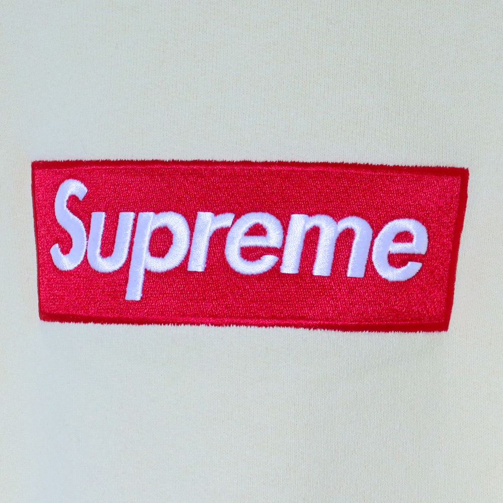 SUPREME 22AW Box Logo Crewneck Yellow Size XL