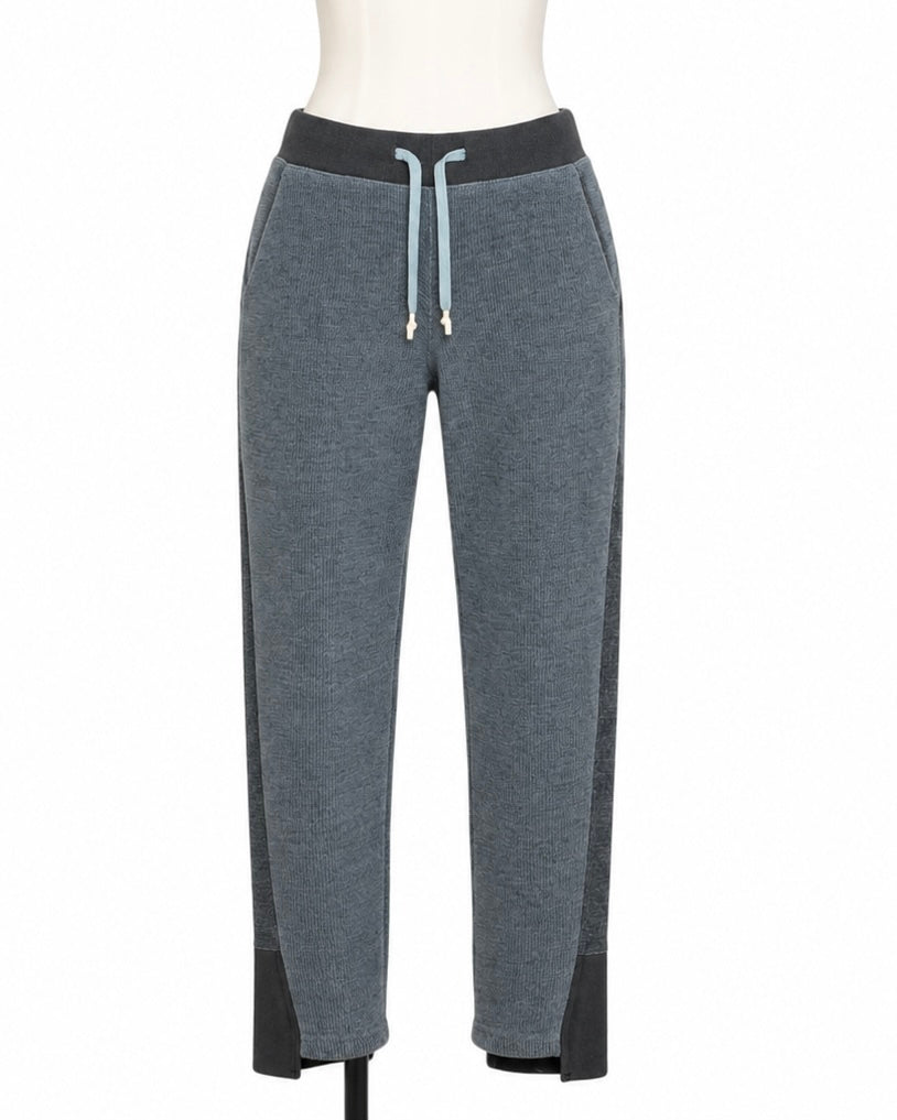 Maison Margiela Gray Knit Split Hem Sweatpants