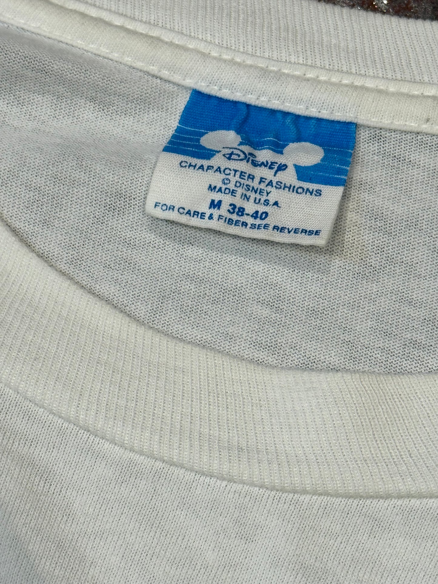 Pinocchio Vintage 90s  Disney graphic tee shirt White Size M
