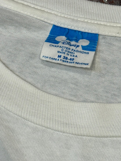 Pinocchio Vintage 90s  Disney graphic tee shirt White Size M