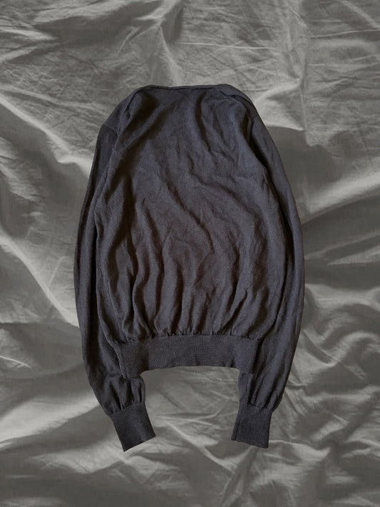 Yves Saint Laurent 2000s Cashmere Deep Sweater Black Size M