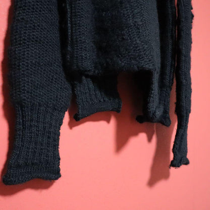 Y's 22AW Asymmetric Deconstructed Wool Knit Size 2