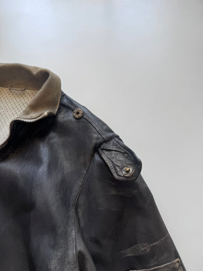 GIORGIO BRATO Leather Jacket Black