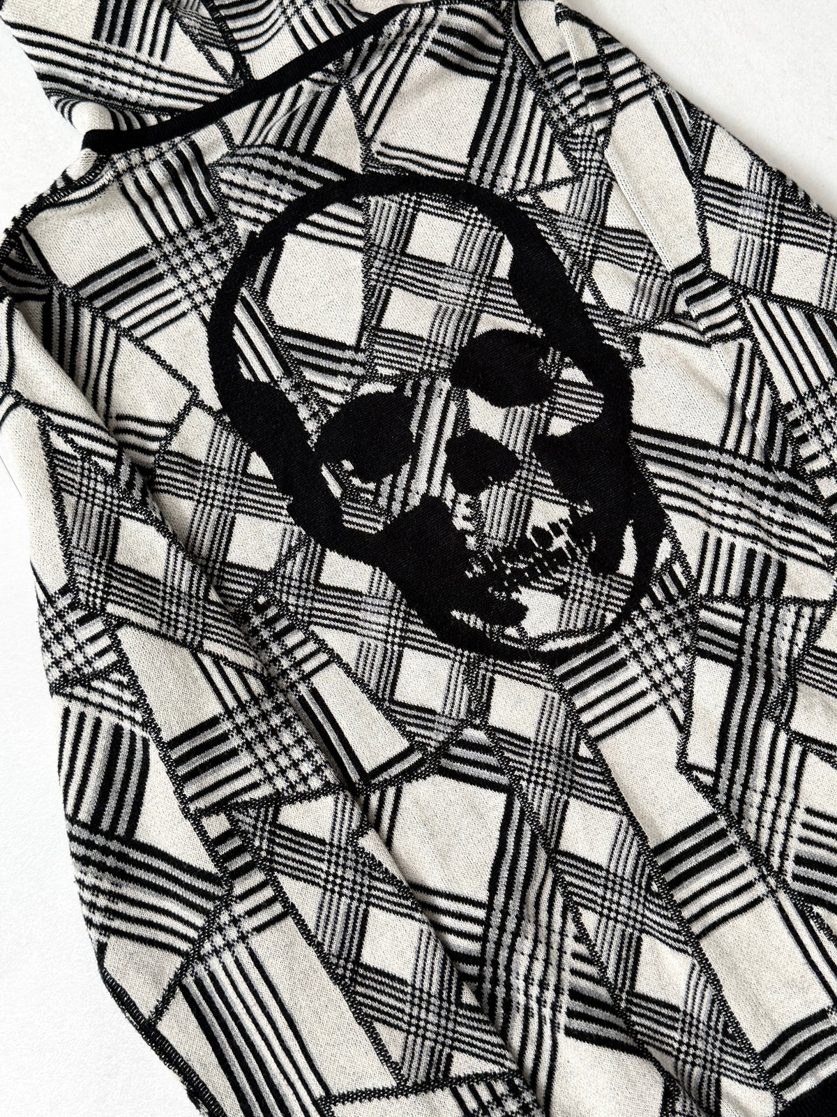 Lucien Pellat-Finet Skull Design Zip Hoodie Size S