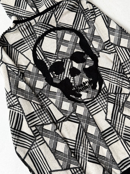 Lucien Pellat-Finet Skull Design Zip Hoodie Size S