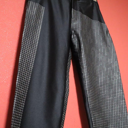 Noir Kei Ninomiya 14AW Printed Asymmetrical Pants Size S