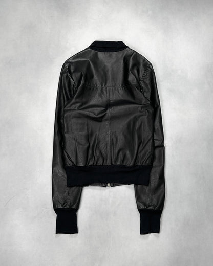 10sei0otto GUIDI Leather Slim Zip Blouson Size 44