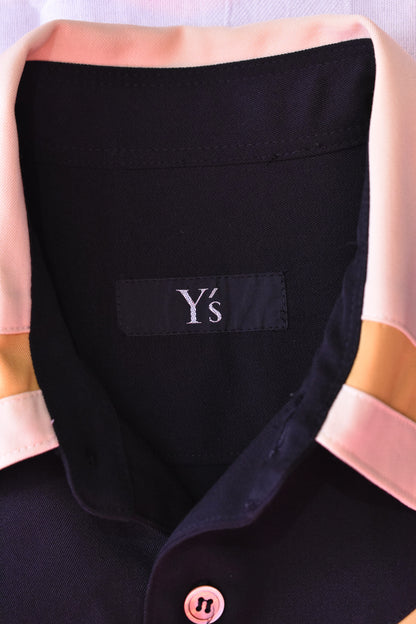 Yohji Yamamoto 90s Y's Wool Gabardine Shirt Black Size XL