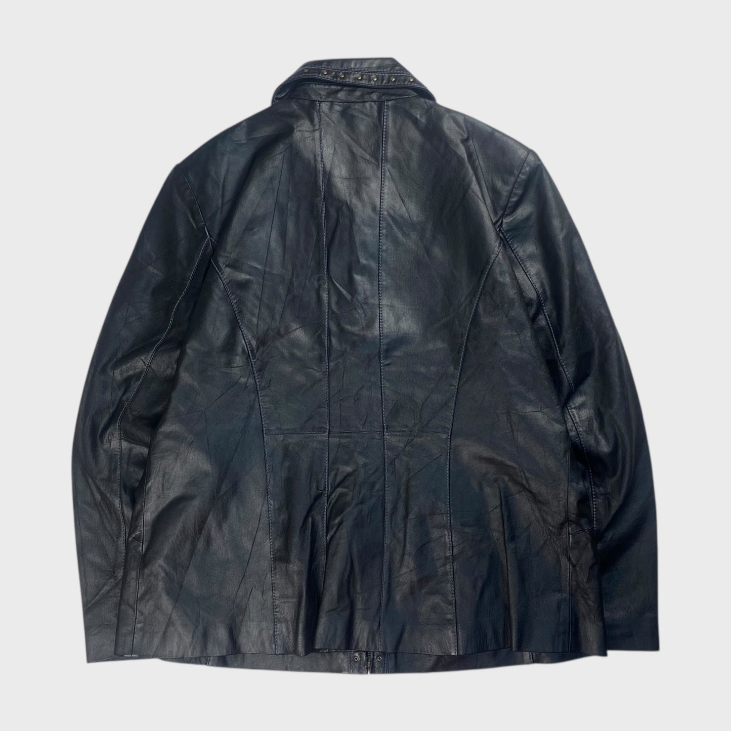 BERNARDO Leather Jacket Black Size L