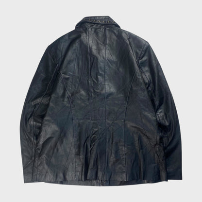 BERNARDO Leather Jacket Black Size L