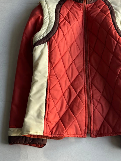 JCPenney Vintage Gimmick Zip Nylon Jacket Multi Size L